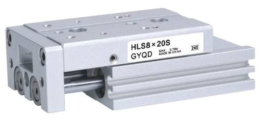 Roller-guide slide table