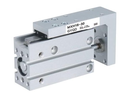 Compact pneumatic slide